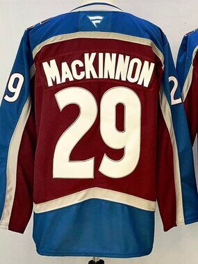 Nathan MacKinnon Burgundy Home Jersey